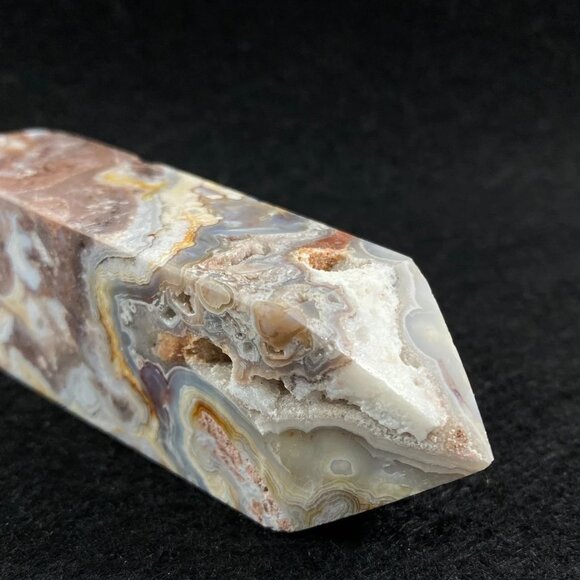 Flower Agate Tower, One of a Kind Healing Stone - Picture 9 of 10